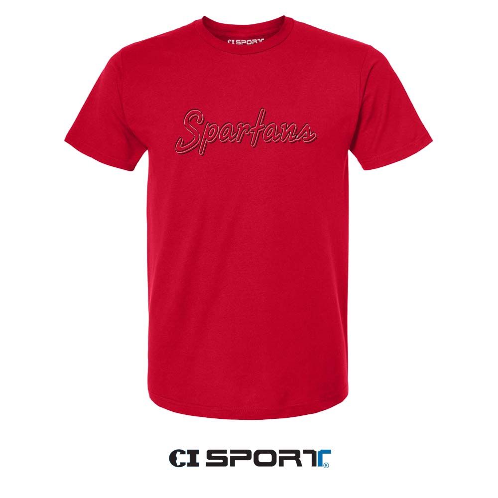 CI Sport Youth Fine Jersey T-shirt 24CIYFJ, Color: Red, Size: YS