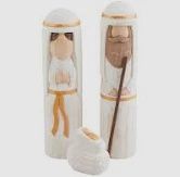 Nativity Carved Sitter Set