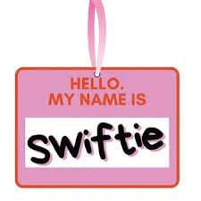 Swiftie Name Ornament