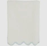 Seersucker Trim Blanket, Color: Blue