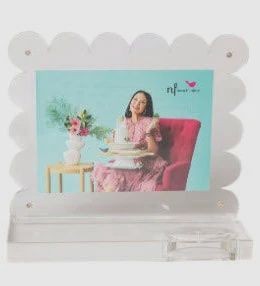 NF Scalloped Acrylic Frame (CLR01)