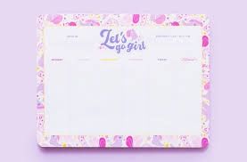 Let&#39;s Go Girl Weekly Planner