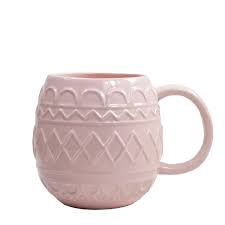 Embossed Egg Coffee Mug, 18oz
