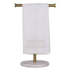 White/Silver Bunny Towel