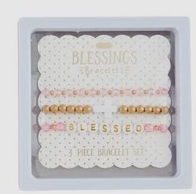 White Cross Beaded Bracelets