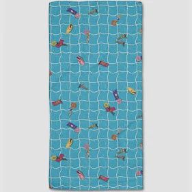 At the Pool Tea Towel