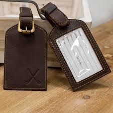 Leather Luggage Tag