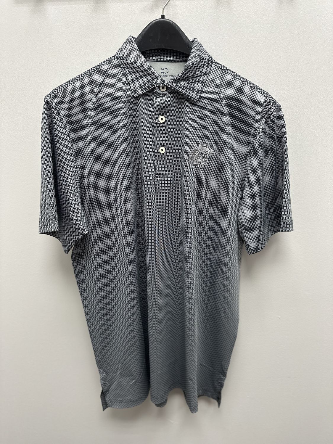 Southern Tide Driver Coastal Geo Printed Polo 25, Size: AM