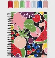 17 Month Planner, Large, Design: Fruit