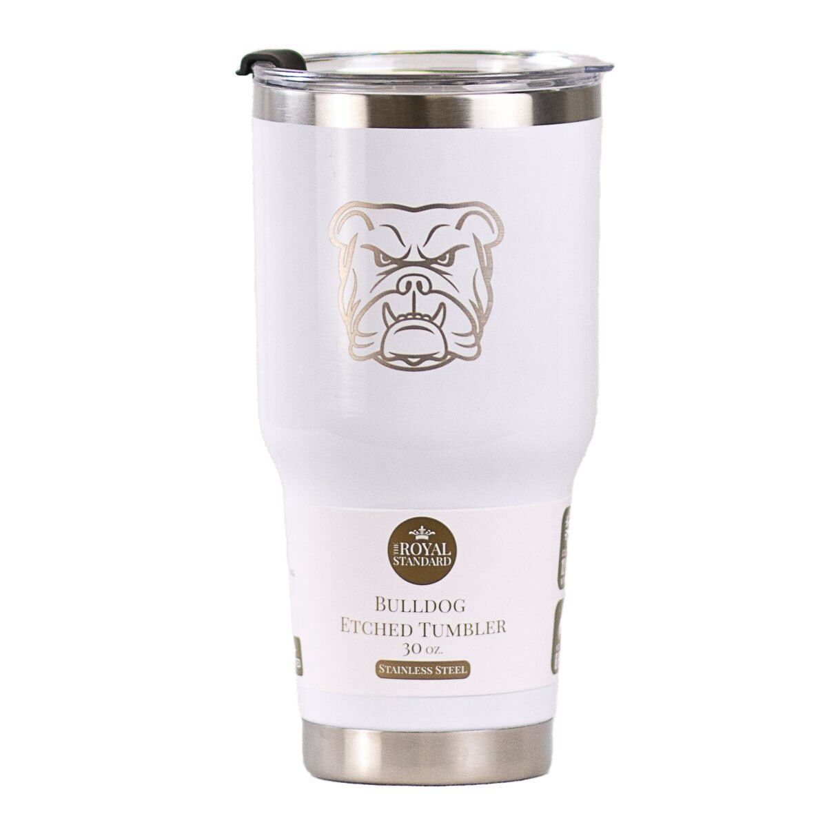 Bulldog Etched Tumbler