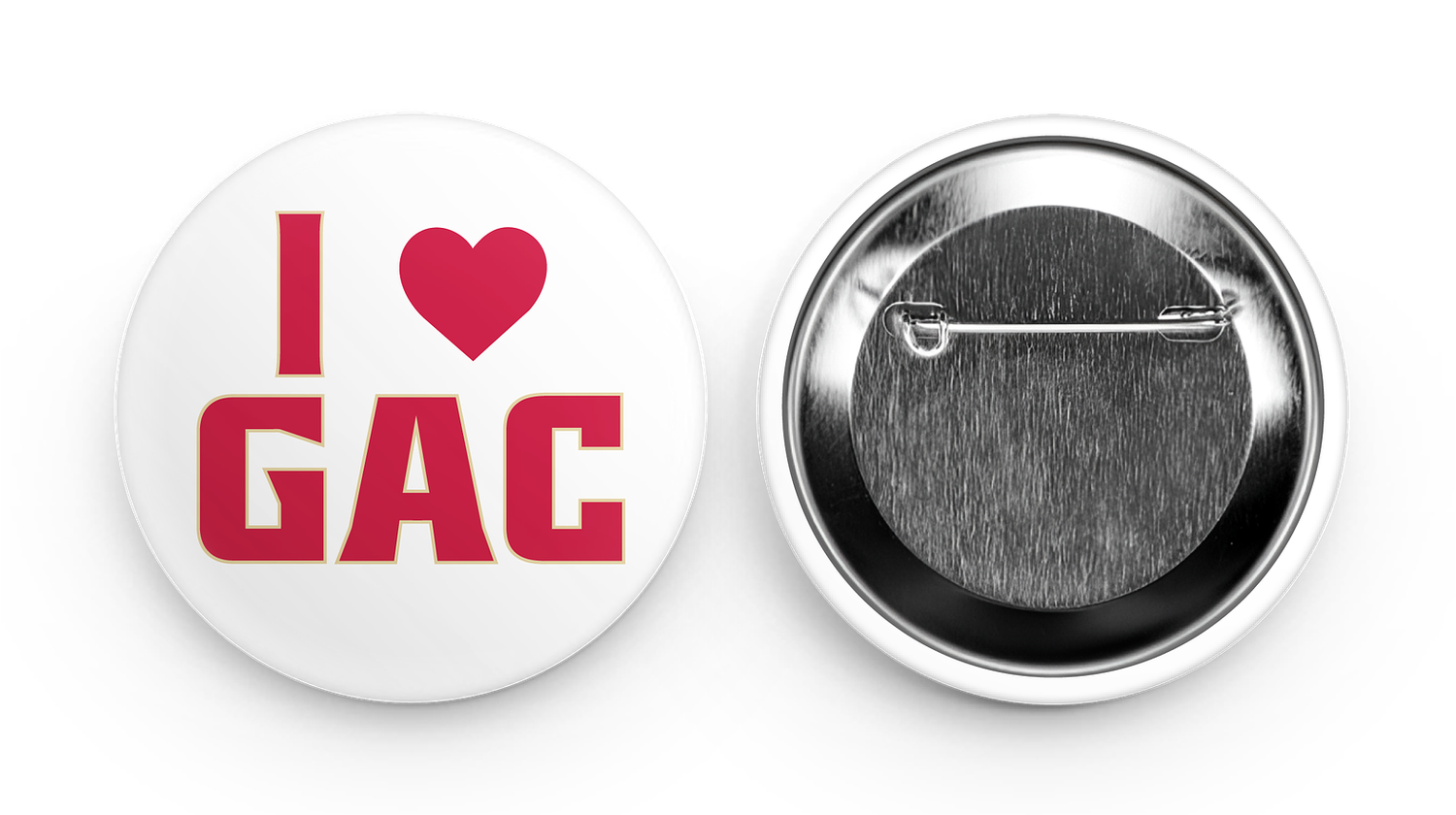 Game Day Buttons, style: I love GAC