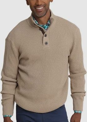 Southern Tide Bass Creek Heather 1/4 Button