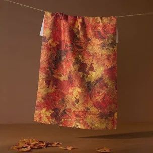 Falling Foliage Tea Towel