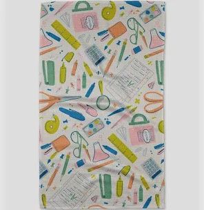 School Days Light Tea Towel