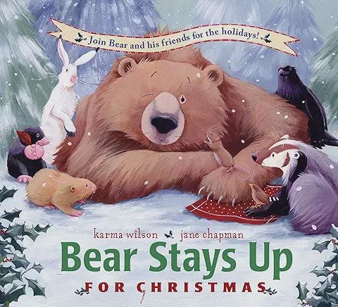Bear stays up for Christmas