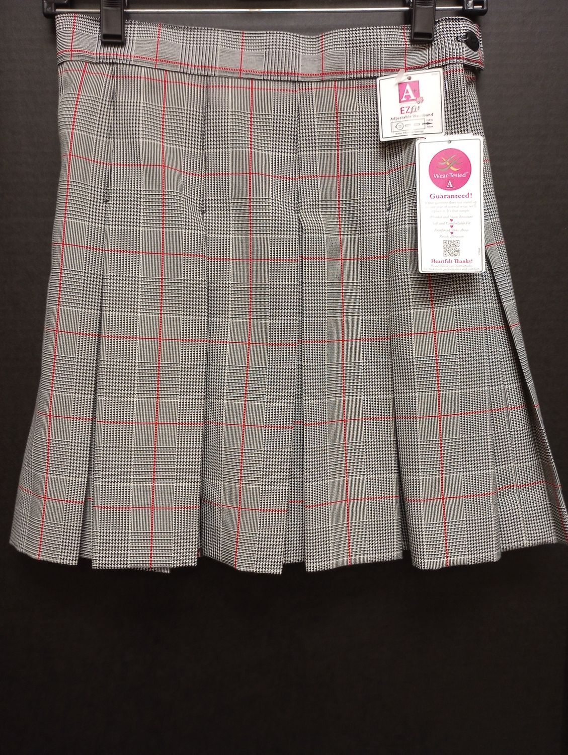 Uniform Plaid Skirt #1943, Size: 3