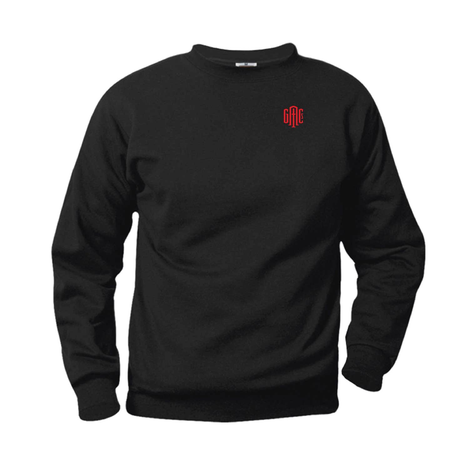 Uniform Crewneck- black-Adult-#6254, Size: AS