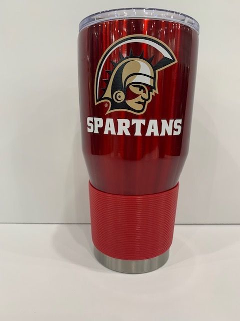 Logo 30oz Spartans Tumbler, Color: Red