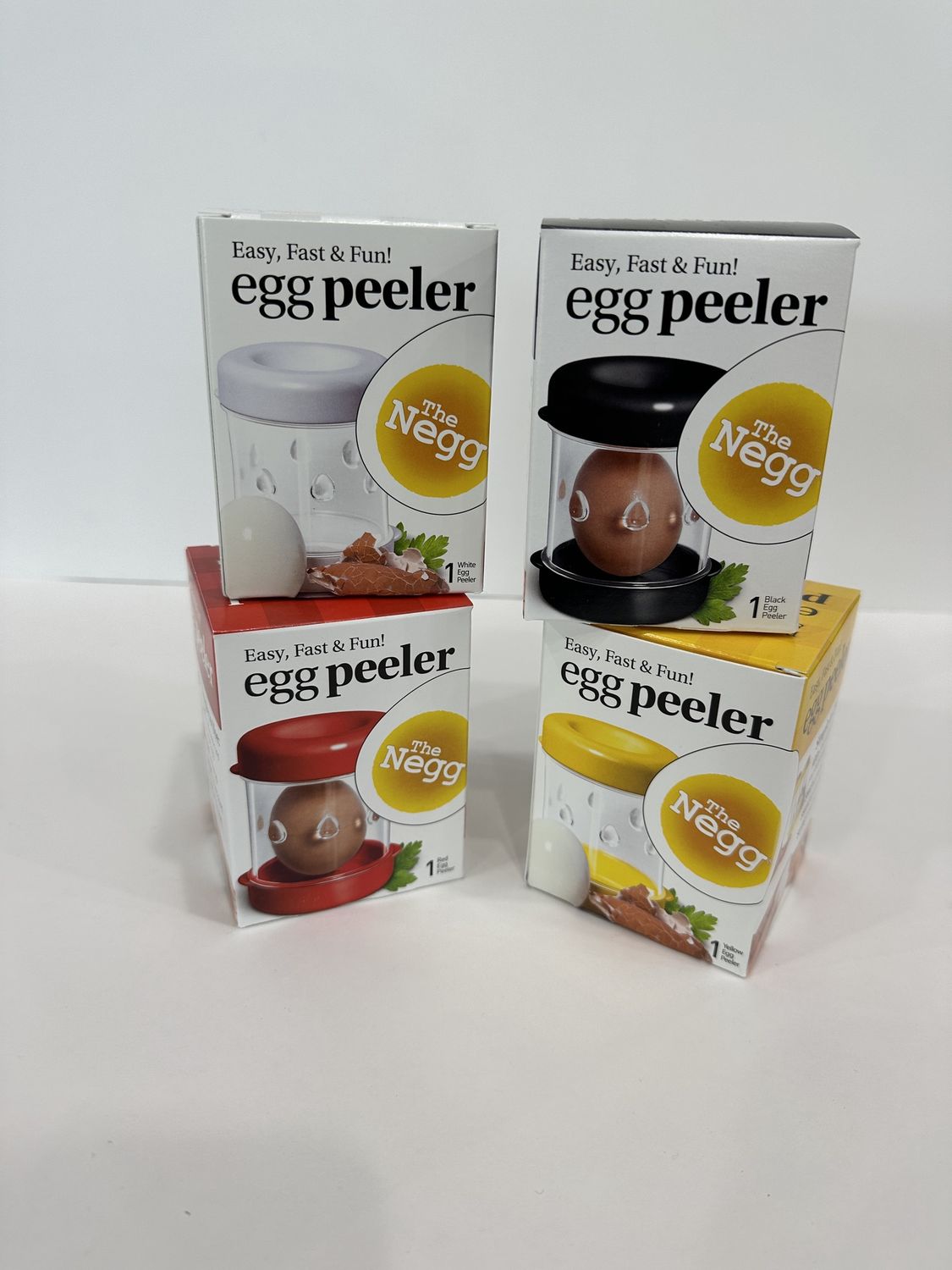 Negg Egg Peeler, Color: Red