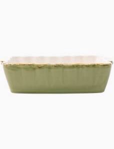 Italian Rectangular Baker, Small, Color: Green