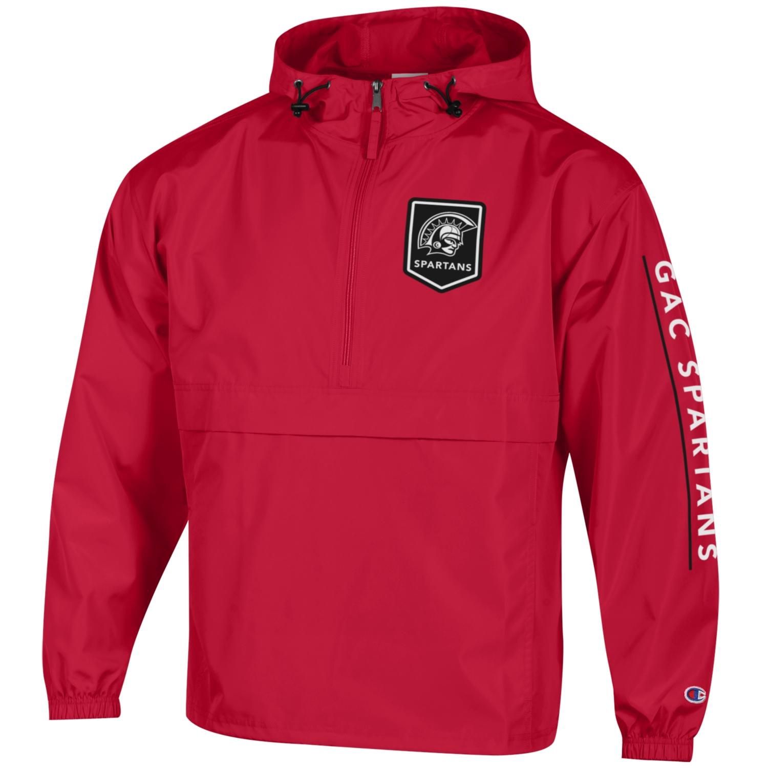 Champion Packable Jacket 23chpj, Color: Classic Red, Size: AXS