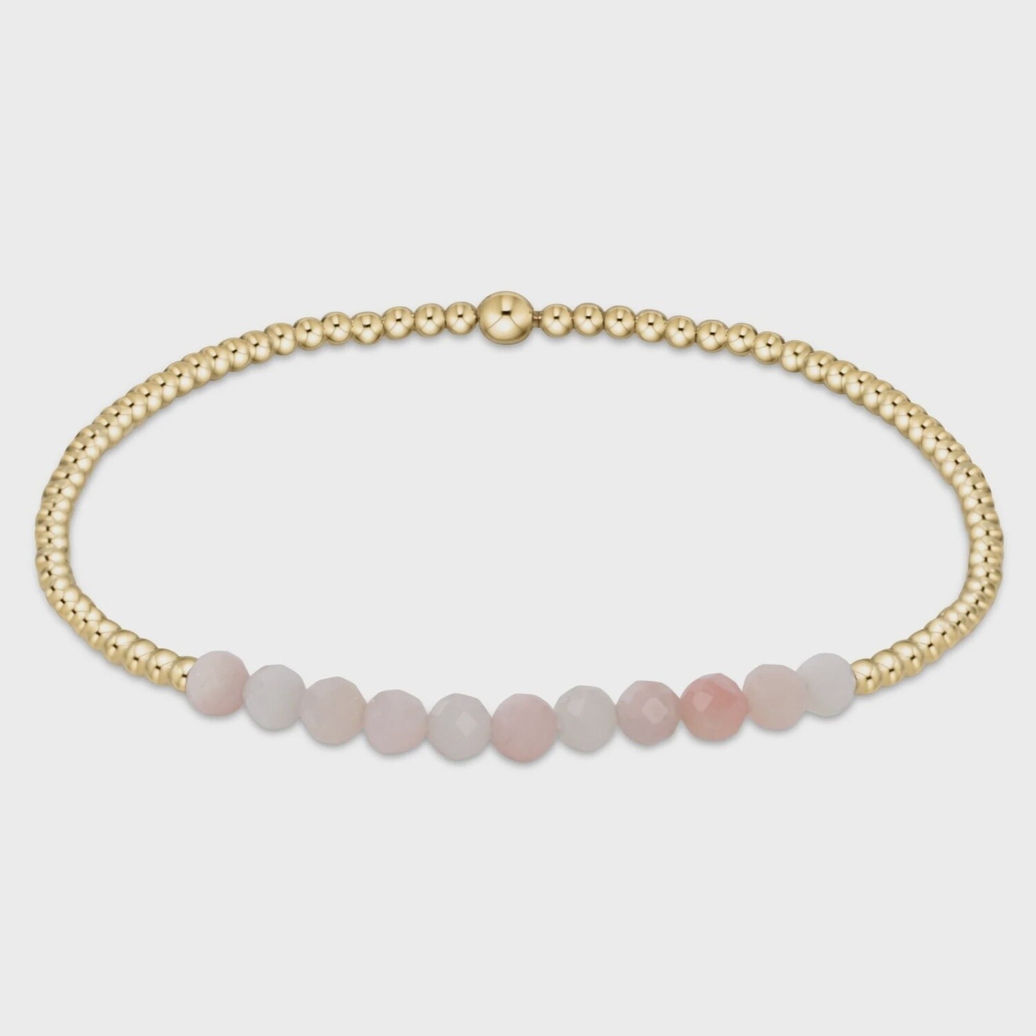 Gemstone Bracelet, Bliss 2mm sp23/24, Design: Pink Opal