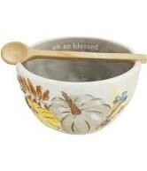 Gray Pumpkin Dip Bowl Set
