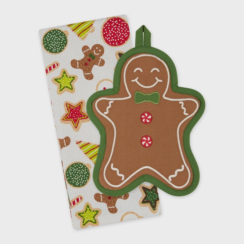 Jolly Gingerbread Potholder Gift Set