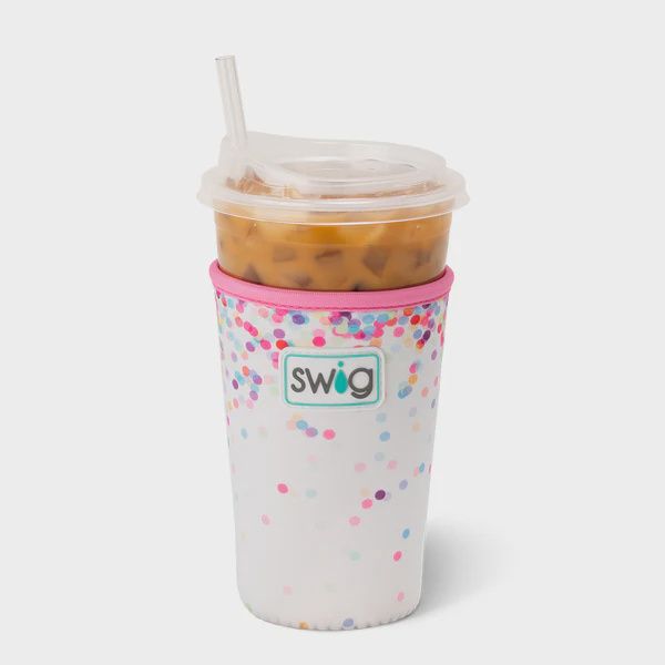 Iced Cup Coolie (22oz), Design: Confetti