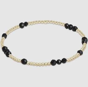Gemstone Bracelet, Hope Unwritten f23, Color: Matte Onyx