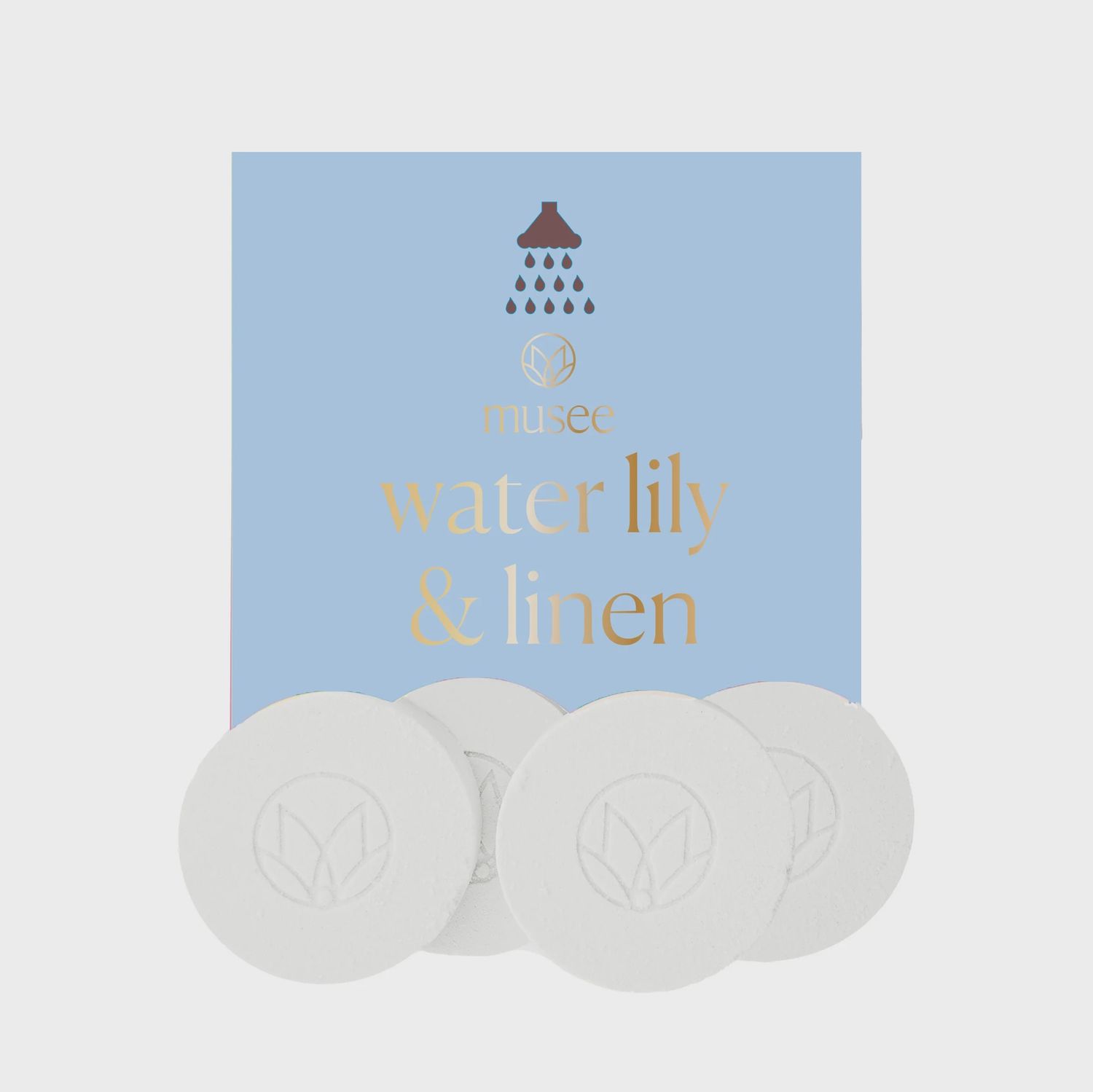 Water Lily &amp; Linen Shower Steamers