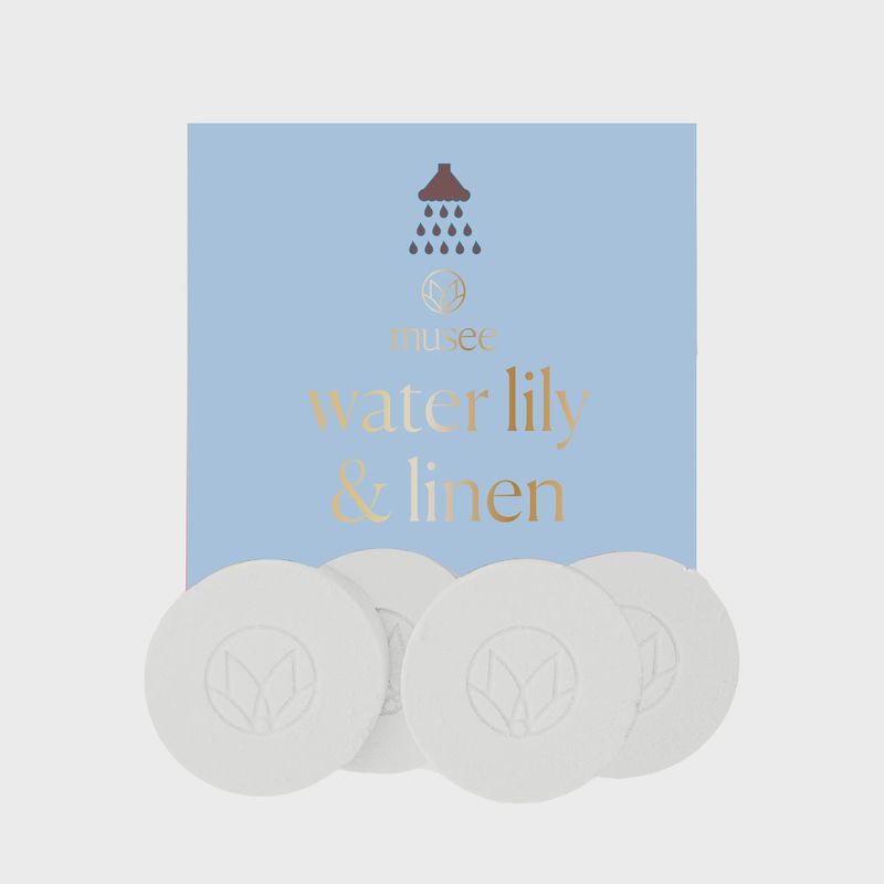 Water Lily &amp; Linen Shower Steamers