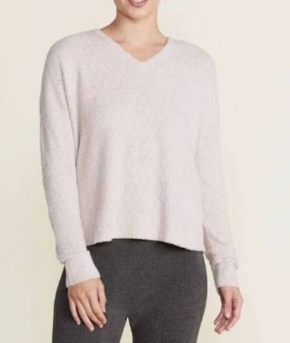 CCL Diamond Pointelle Pullover, Chai