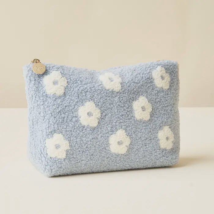 Teddy Pouch, Color: Flower Blue