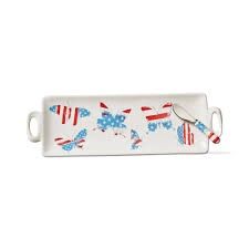 Butterfly Platter and Spreader Set