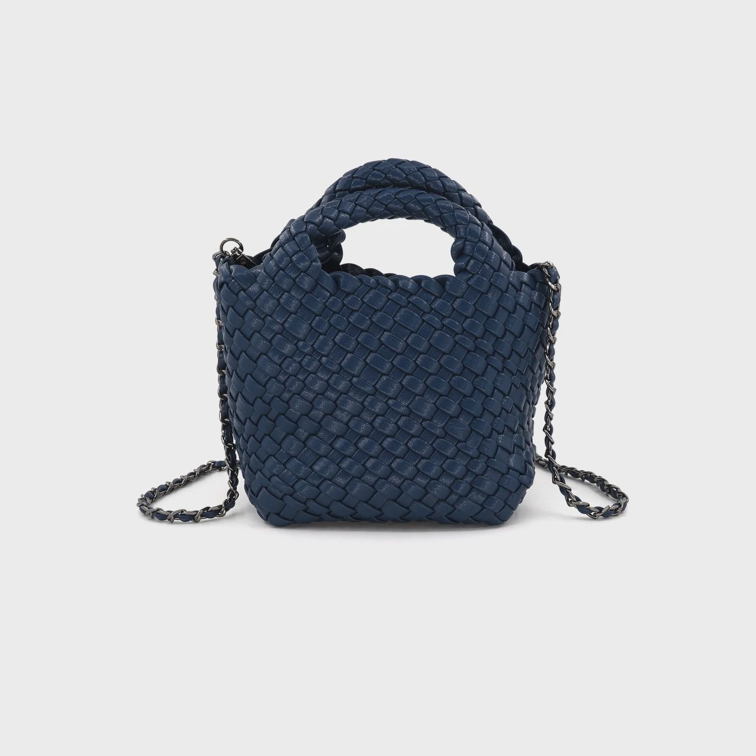 BC Braided Clutch, 2579, Color: Navy