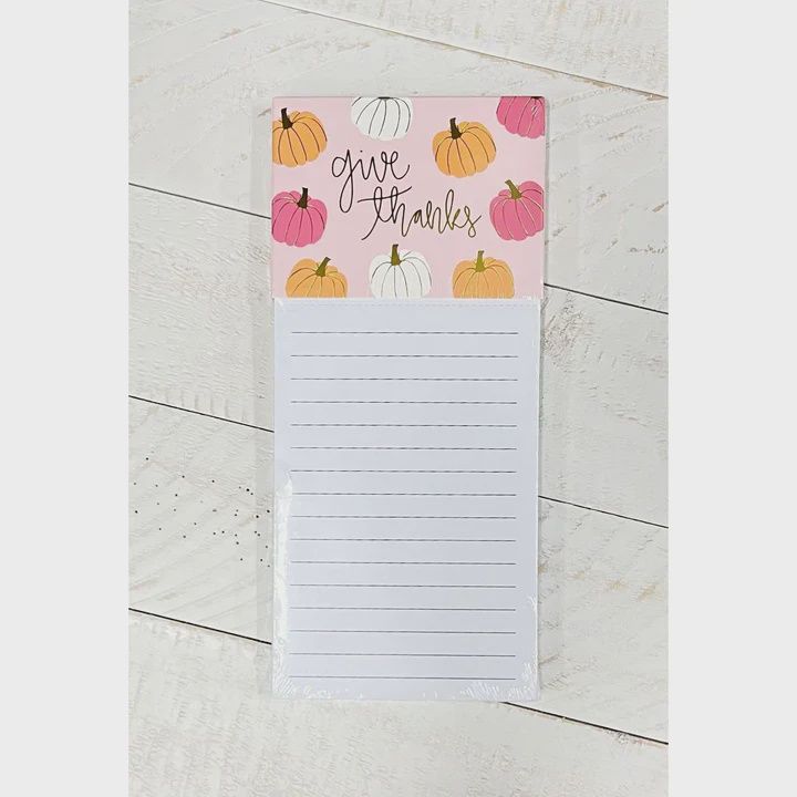MS Magnetic Notepad, Design: Give Thanks