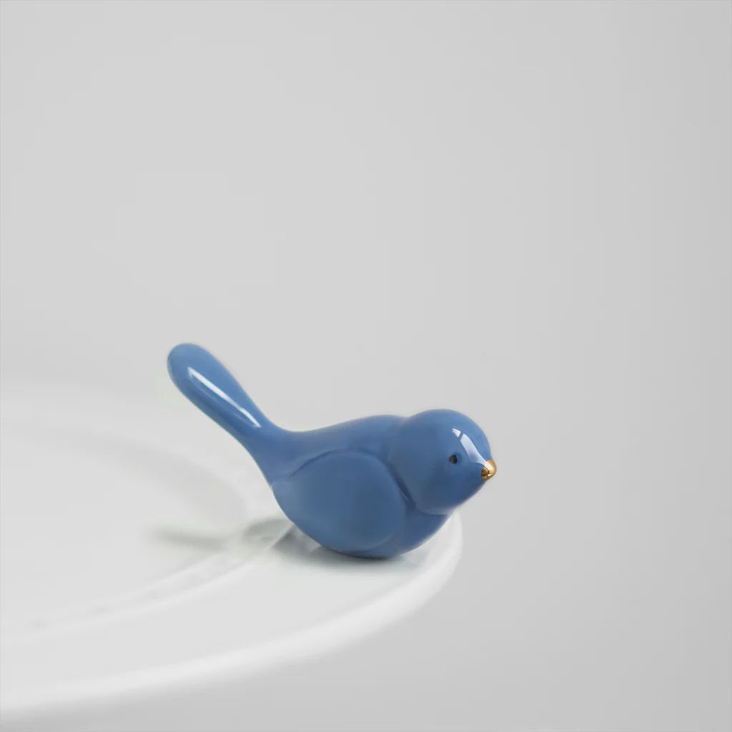 Nora Fleming Topper, NF15, Design: Bluebird Happiness (A08)