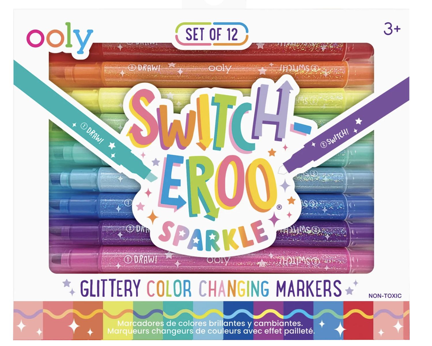 Switcheroo! Sparkle Glittery Color Change Markers
