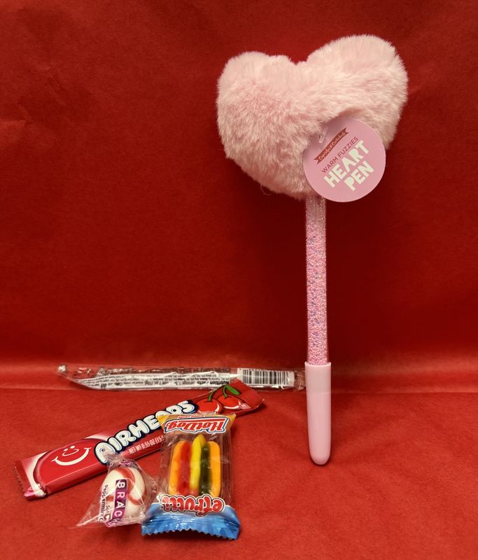 Warm Fuzzy Heart Pen