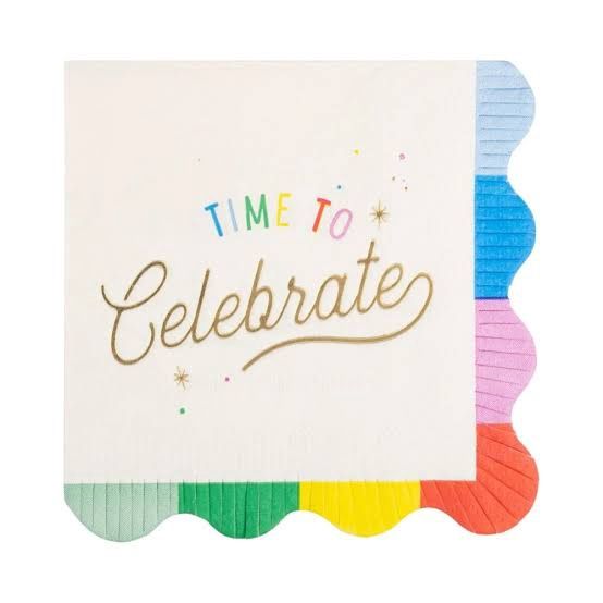 Time To Celebrate Napkin