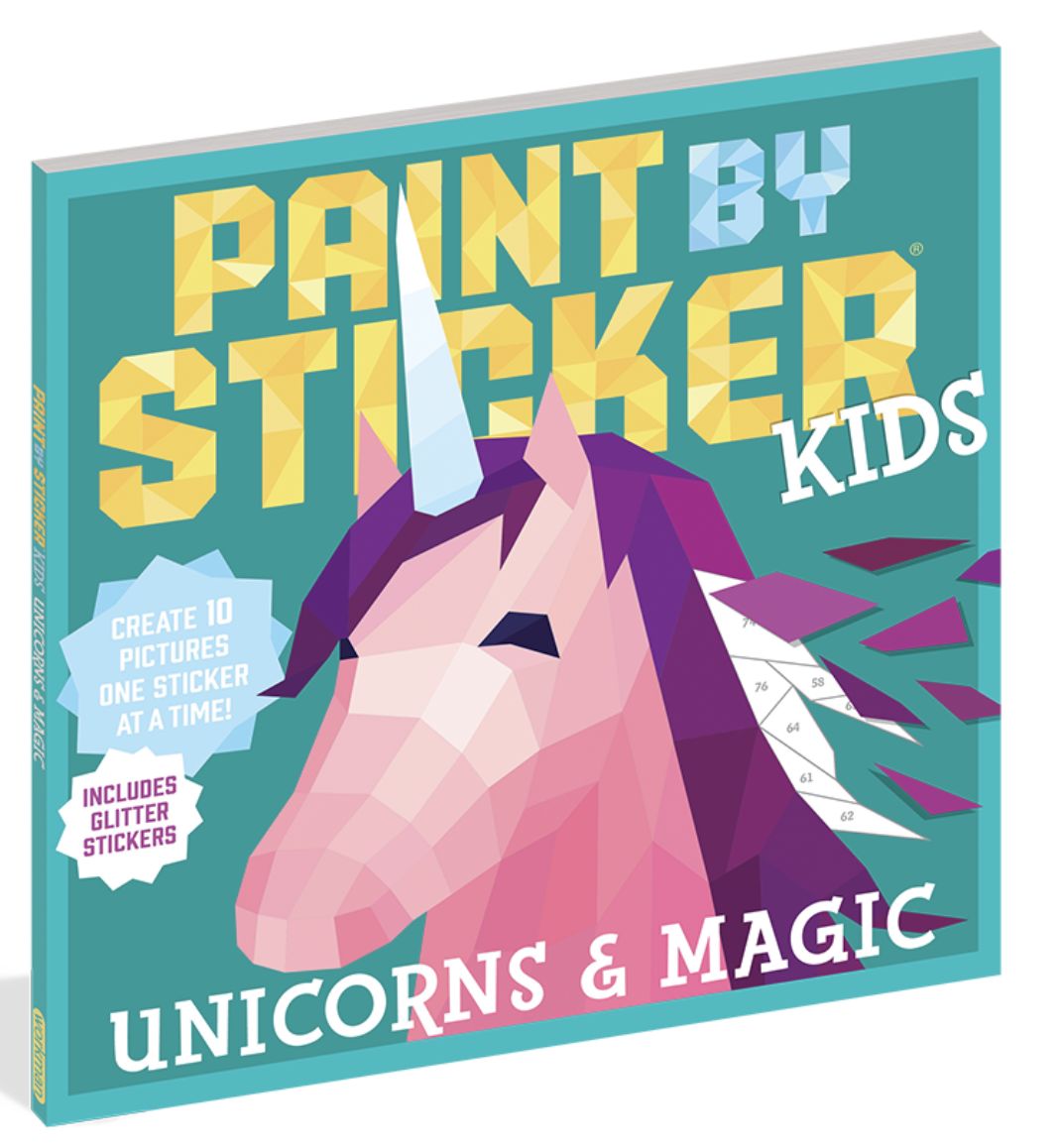 Paint By Sticker, Kids, Design: Unicorns &amp; Magic