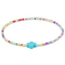 Hope Unwritten Signature Cross Bracelet, Color: Hot Mess