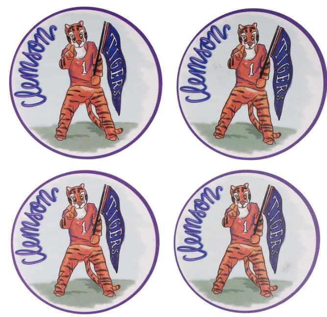 Clemson Coaster Set