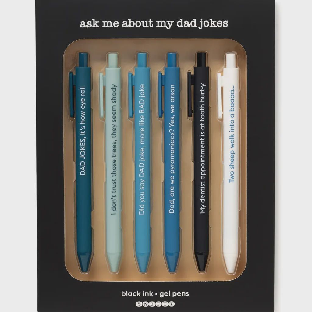 Dad Jokes Gel Pen Set