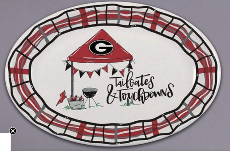 UGA 12" Oval Platter