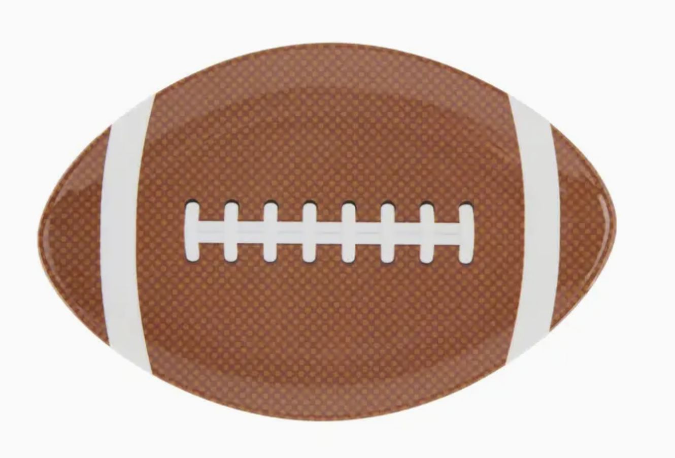 Football Melamine 8" Plate