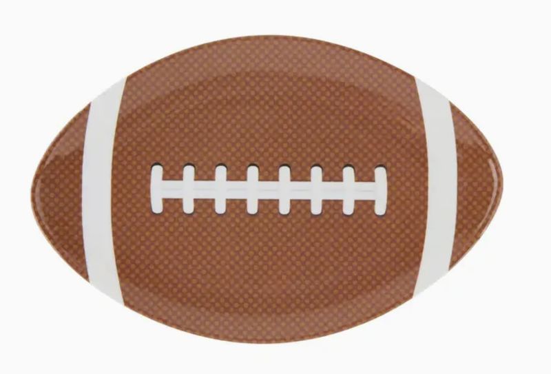 Football Melamine 8" Plate