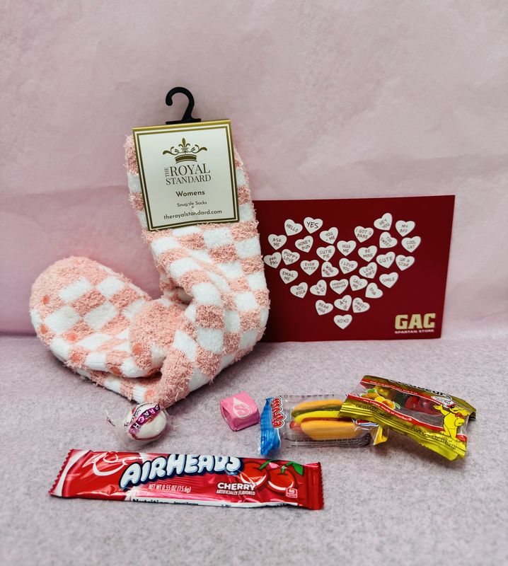 Checkerboard Snuggle Socks