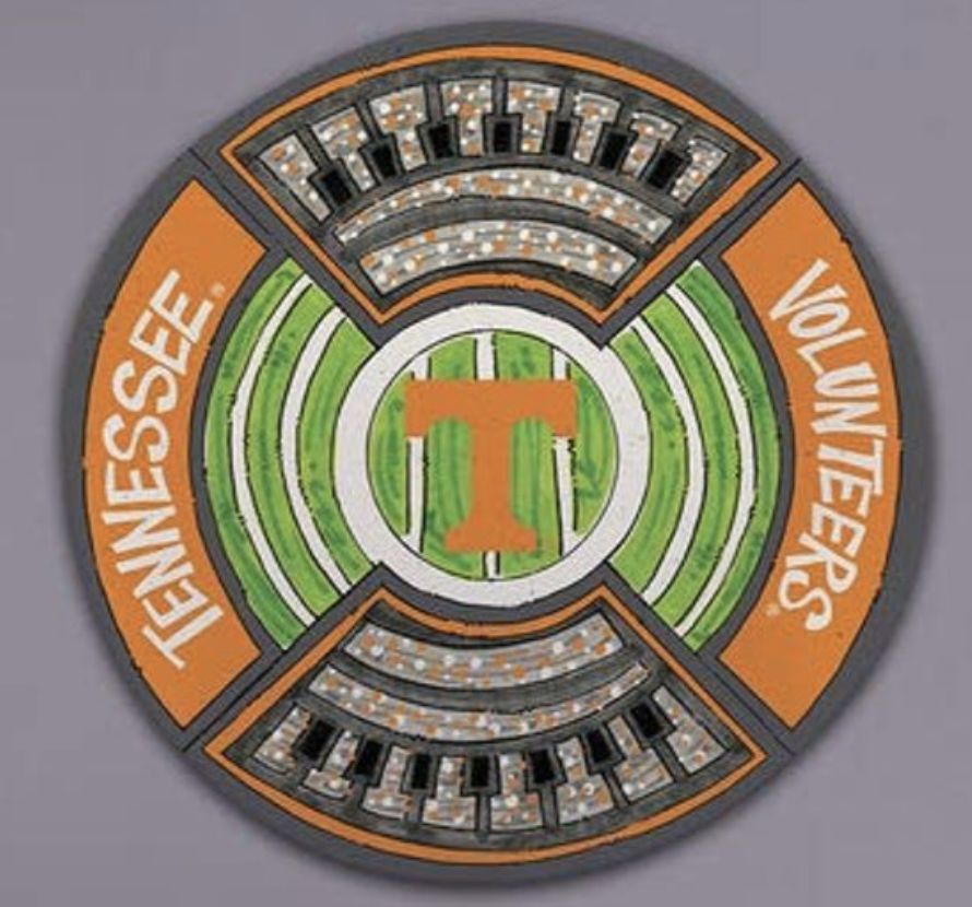 Tennessee Round Melamine Stadium Platter